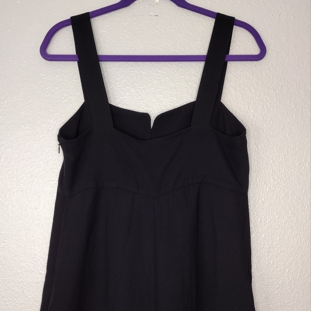 NWT Derek Lam Women's Black Dress Jumpsuit Size M - Picture 6 of 15